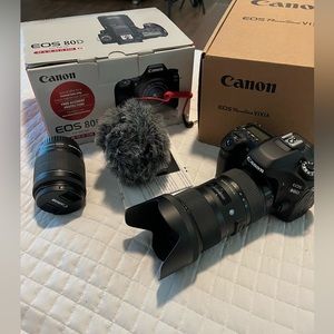 SOLD X Canon 80D Camera with original lens